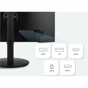 ViewSonic VG2409-MHDU-2 24 Zoll Class Full HD LED-Monitor - 16:9 Format - Schwarz - 60,5 cm (23,8 Zoll) Viewable - SuperCl