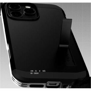 Spigen Tough Armor T AI Case for Apple iPhone 16 Pro Smartphone - Black - Impact Resistant, Drop Resistant, Shock Absorbin