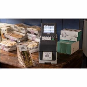 Brother TD-2350D300 Desktop, Retail, Healthcare, Warehouse Direct Thermal Printer - Monochrome - Desktop - Label Print - F