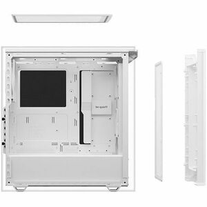 be quiet! Pure Base 501 Pure Base 501 Airflow Window White Computergehäuse - ATX, Micro ATX, Mini ATX Motherboard Supporte