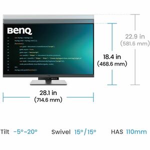 BenQ RD320U 32" Class 4K UHD LED Monitor - 16:9 - 80 cm (31.5") Viewable - In-plane Switching (IPS) Technology - LED Backl