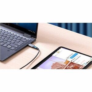 Vention CDPH0 Data Transfer Adapter - 1 x USB 3.0 Type A - Male - 1 x USB 3.1 (Gen 1) Type C - Female - Nickel Connector -