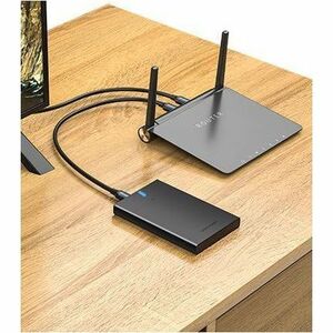 Vention KPAB0 Drive Enclosure SATA/600 - USB 3.0 Micro-B Host Interface - UASP Support Portable - Black - 1 x HDD Supporte