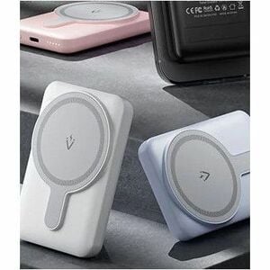 Vention FHS Power Bank - White - For iPhone - 5000 mAh - 20 W - 2.40 A, 2.22 A, 1.67 A, 3 A - 5 V DC, 9 V DC, 12 V DC Outp