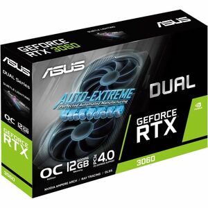 Asus NVIDIA GeForce RTX 3060 Tarjeta Gráfica - 12GB GDDR6 - 7680 x 4320 - 1.87GHz Boost Clock - 192bit Ancho de bus - PCI 