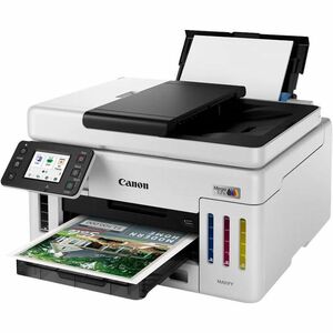Canon GX6120 Wired & Wireless MegaTank Inkjet Multifunction Printer - Color - Copier/Printer/Scanner - 1200 x 600 dpi Prin