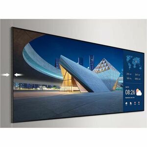 105” QPDX-5K UHD Signage - 5120 x 2160 500nit 24/7 landscape/portrait - 16GB storage - HDMIx3, DPx1, USB-Cx1, USB-Ax2 - 4c