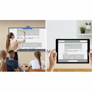 BenQ Board Pro RP7504 4K UHD LCD Collaboration Display - 8 GB - Touchscreen - 16:9 Rapporto di formato - 3840 x 2160 - 450