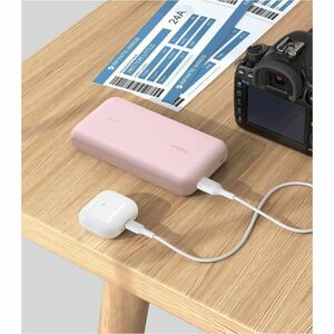 Belkin BoostCharge Power Bank - Pink - For Smartphone, iPhone, iPad mini, iPad Pro - 2 x Type-C 30W, 1 x Type-A 30W - 2000