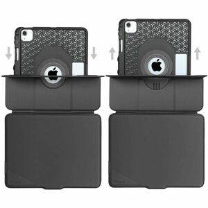 Targus VersaVu THZ967DE Tastatur/Cover (Folie) für 27,7 cm (10,9 Zoll) bis 27,9 cm (11 Zoll) Apple iPad Air 11 (2024), iPa