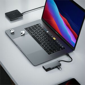 Alogic Fusion CORE USB-Typ C Docking Station - Grau, Schwarz - 1 Unterstützte Displays - 4K - 3840 x 2160 - 4 x USB-Anschl