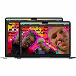 Apple MacBook Air MW1J3ZP/A 38.9 cm (15.3") Notebook - Apple M4 - 16 GB - 256 GB SSD - English (US) Keyboard - Starlight -