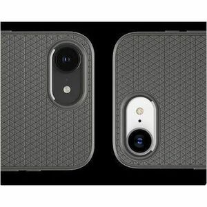 Spigen Liquid Air Case for Apple iPhone 16e Smartphone - Geometric pattern, Textured - Marble Grey - Drop Resistant, Finge