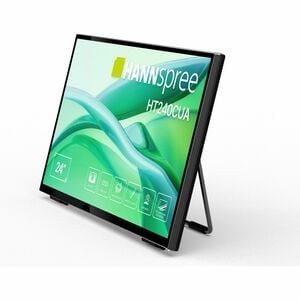 Hannspree HT240CUA 24" Class LED Touchscreen Monitor - 16:9 - 6 ms - 60.5 cm (23.8") Viewable - Projected Capacitive - 10 