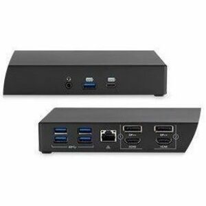 Kensington SD4781P USB Type C Docking Station for Monitor, MacBook - Charging Capability - 170 W - Black - Desktop - 2 Dis
