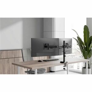 Neomounts NERO Mounting Arm for Monitor - Black - Height Adjustable - 2 Display(s) Supported - 25.4 cm to 81.3 cm (32") Sc