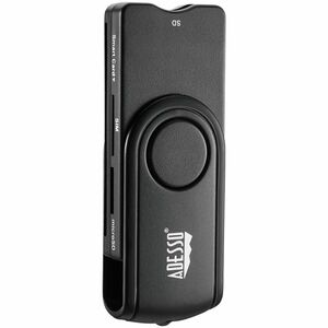 Adesso SCR-200 Contact Smart Card Reader - Black - TAA Compliant - USB 2.0