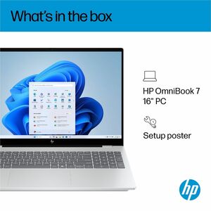 HP OmniBook 7 16-az0068TU 40.6 cm (16") 笔记本电脑 - WQXGA - 240 Hz - Intel Core 7 240H - 32 GB - 1 TB SSD - Intel 芯片 - 2560 x 