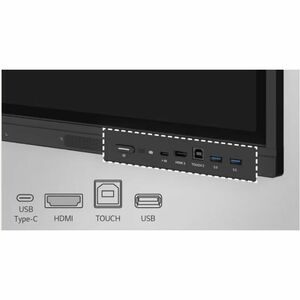 LG CreateBoard 98TR3DK Collaboration Display - 98" LCD - ARM Cortex A55 - 8 GB - Touchscreen - 16:9 Aspect Ratio - 3840 x 