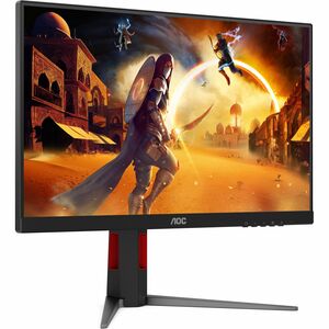 AOC 24G4HA 24" Aula Full HD Monitor LED para jogos - 16:9 - Preto, Vermelho - 60,5 cm (23,8") Viewable - Fast IPS - WLED L