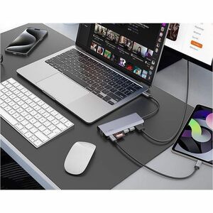 Belkin Connect USB-C 6-in-1 Multiport Hub - for Notebook, Desktop PC, Tablet PC, Smartphone, Monitor - Memory Card Reader 