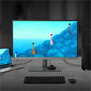 BenQ DesignVue PD2706U 27" (68.6 cm) Class 4K UHD LED Monitor - 16:9 - Dark Grey - 27" (68.6 cm) Viewable - In-plane Switc