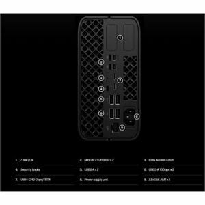 HP Z2 Mini G1a Workstation - 1 x AMD Ryzen AI MAX PRO 390 - 64 GB - Mini-PC - Schwarz - AMD Chip - AMD Grafik - NVMe Steue