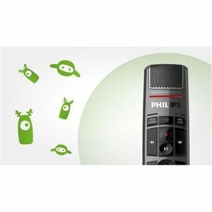 Philips SpeechMike Premium LFH3500 Digital Voice Recorder - [Built-in] Microphone, Speaker, Motion Sensor - Electret Micro