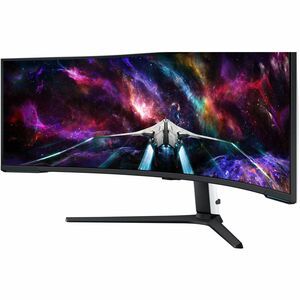 Samsung Odyssey Neo G9 S57CG950NW 57" (144.8 cm) Class Curved Screen Gaming Mini LED Monitor - 32:9 - Black, White - 57" (