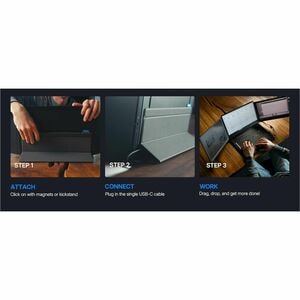 Mobile Pixels Trio 3 101-1004P05 14" Class LCD Monitor - 16:10 - 14.1" Viewable - In-plane Switching (IPS) Technology - 19