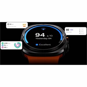 Samsung Galaxy Watch Ultra SM-L705F Smart Watch - 47.40 mm Case Height - 47.10 mm Case Width - Titanium Grey Body Color - 