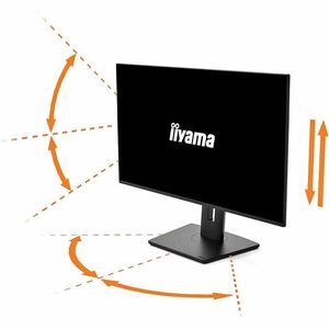 iiyama ProLite XUB2790QSUH-B2 27 Zoll Class Webcam WQHD LED-Monitor - 16:9 Format - Mattschwarz - 68,6 cm (27 Zoll) Viewab