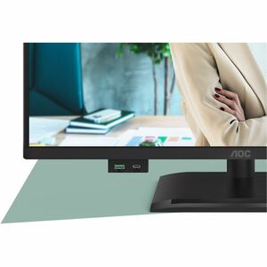 AOC Q27P4U 27" Class WQHD LED Monitor - 16:9 - Textured Black - 68.6 cm (27") Viewable - In-plane Switching (IPS) Technolo