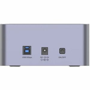 Unitek Y-3026GY01-UK Drive Dock SATA/600 - USB 3.0 Type B Host Interface - UASP Support - Space Gray - 1 x HDD Supported -