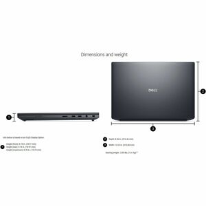 Dell Pro Max Premium MA14250 35.6 cm (14") Notebook - Full HD Plus - Intel Core Ultra 7 2nd Gen 265H - 32 GB - 1 TB SSD - 
