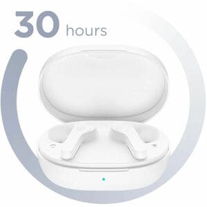 TCL MOVEAUDIO Go True Wireless Earbud Stereo Earset - White, Multicolor - Binaural - In-ear - Bluetooth - 16 Ohm - Noise R