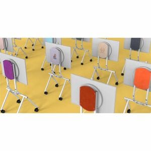 Heckler Design Rolling Stand for Surface Hub 3 - Up to 50" Screen Support - 65.10" Height x 37.70" Width x 31.70" Depth - 