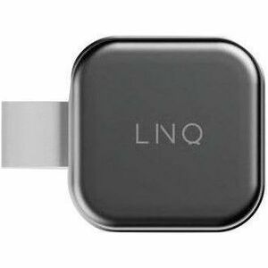 LinQ Induction Charger - Charcoal White - For Smartphone, MagSafe-enabled Device, iPhone, AirPod, Smartwatch - Foldable, M