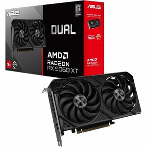 Carte Graphique Asus AMD Radeon RX 9060 XT - 16 Go GDDR6 - 7680 x 4320 - 2,64 GHz Horloge de jeu - 3,25 GHz Boost clock - 