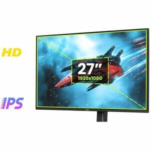 iiyama G-MASTER Red Eagle G2771HSU-B1 27" Class Full HD Gaming LCD Monitor - 16:9 - Matte Black - 68.6 cm (27") Viewable -
