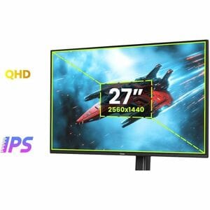 Moniteur de jeu LCD iiyama G-MASTER Red Eagle G2771QS-B1 27" Class WQHD - 16:9 - Noir mat - 68,6 cm (27") Viewable - Fast 