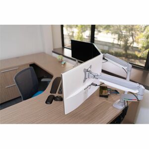SmartFit One-Touch Height Adjustable Dual Monitor Arm