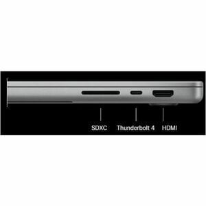 Apple MacBook Pro MDE44B/A 36.1 cm (14.2") Notebook - 120 Hz - Apple M5 - 16 GB - 512 GB SSD - English (UK) Keyboard - Sil