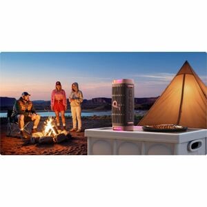 soundcore Portable Bluetooth Speaker System - 50 W RMS - Desert Rose Brown - Battery Rechargeable