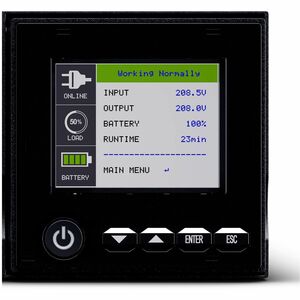 CyberPower OL2K2RTHD Smart App Online UPS Systems - 2200VA/1800W, 100 - 125 VAC, NEMA 5-20P, 2U, Rack / Tower, Sine Wave, 