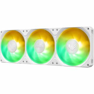 TUF Gaming LC III 360 ARGB LCD all-in-one liquid CPU cooler with pre-installed triple fans designed for high airflow & sta