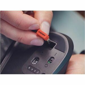 Mouse CHERRY STREAM JD-857M Robusto - Frequenza bluetooth/radio - USB Tipo A - 7 Pulsante(i) - Nero - Cavo/Wireless - 2,40