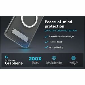 ZAGG Crystal Palace Snap Case for Samsung Galaxy S26 Smartphone - Textured Edge, Textured Grip - Transparent - Drop Resist