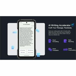 Ulefone Armor 27 256 GB Rugged Smartphone - 17.2 cm (6.8") LCD Full HD Plus 1080 x 2460 - Octa-core (Cortex A76Dual-core (