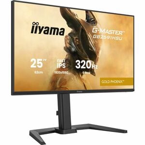 Moniteur de jeu LCD iiyama Gold Phoenix G-MASTER GB2591HSU-B1 25" Classe Full HD - 16:9 - Noir mat - 62,2 cm (24,5") Viewa